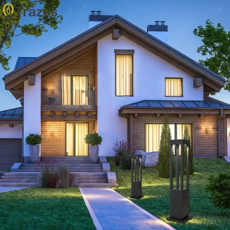 Modern Simple LED Outdoor Lawn Light Villa Household Street Light IP65 Waterproof Garden Light Inserted Grass Ground Lighting