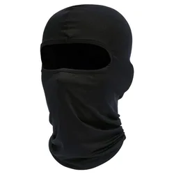 Masque de ski intégral pour hommes, cagoule noire, couvre-cou, couvre-tête protecteur