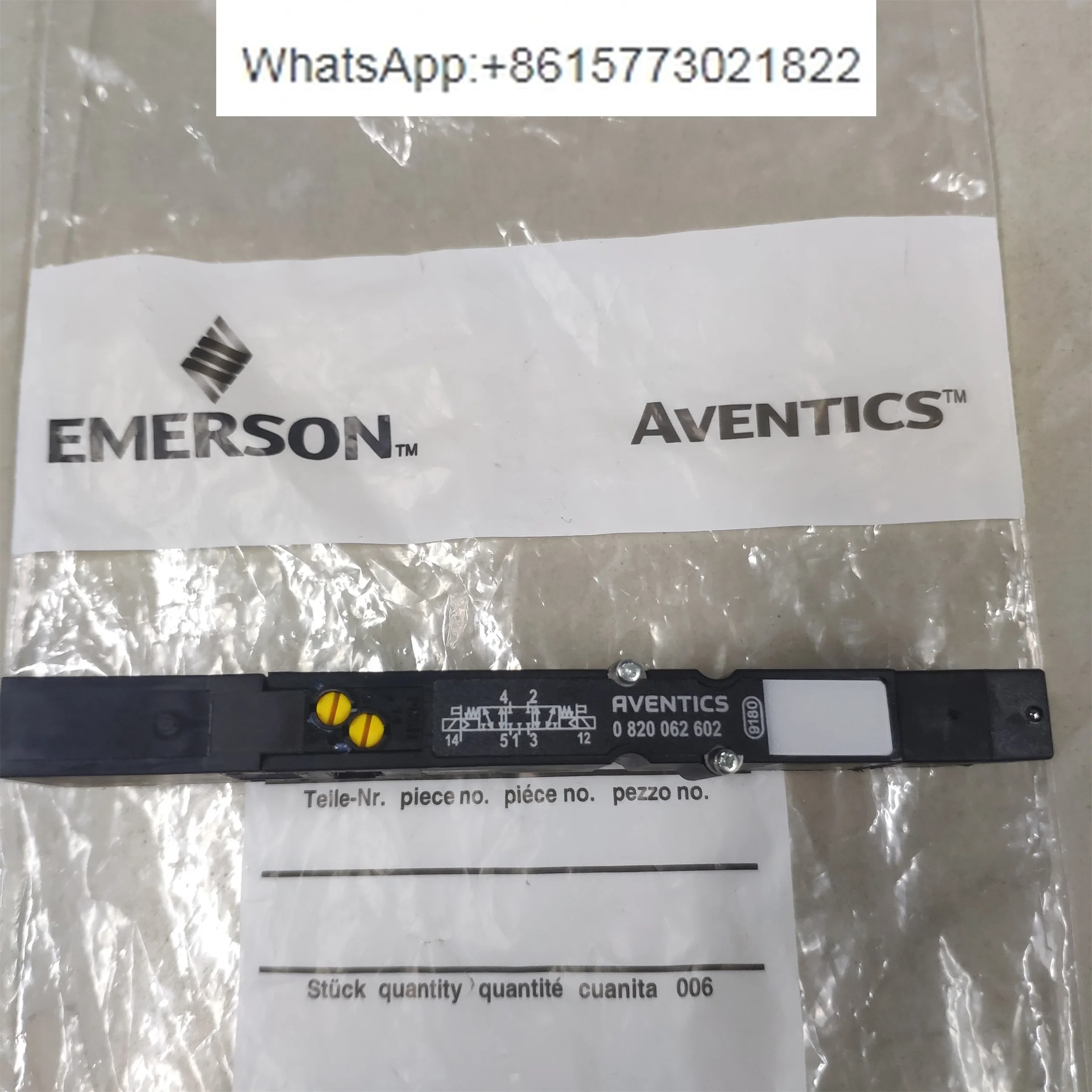 AVENTICS HF04 valve terminal valve 0820062202/0820062602