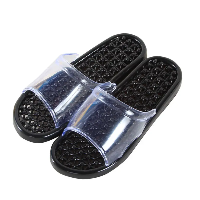 36-45 Thick Soles Women Slides Unisex House Slippers Non-slip Flip Flops Home Shoes Shower Pool Sandal Transparent Bath Slipper