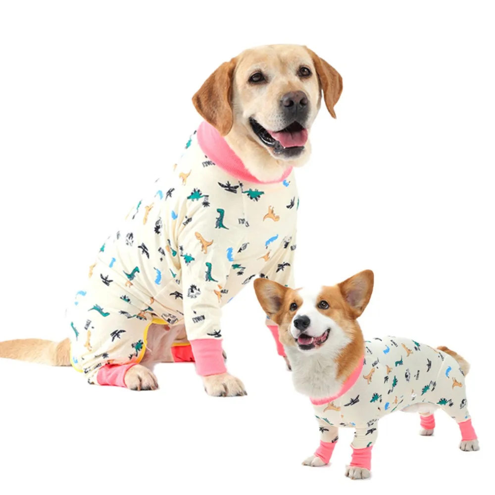 After Surgery Dog Recovery Onesie For Post Spay Body Suit for Male and Female Dogs Comfortable Pet Pajamas Jammies