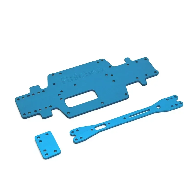 Wltoys-Metal Chassis Bottom Plate e Second Floor, Peças de Atualização de Carro RC, 284131, K969, K979, K989, P929, 1, 28