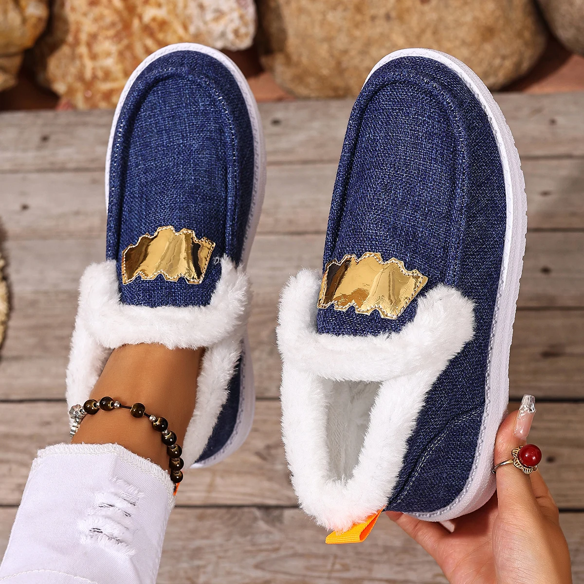 

2025 женские теннисные модные зимние ботинки, нескользящая спортивная обувь без шнуровки, женские легкие оригинальные ботильоны, Zapatos De Mujer