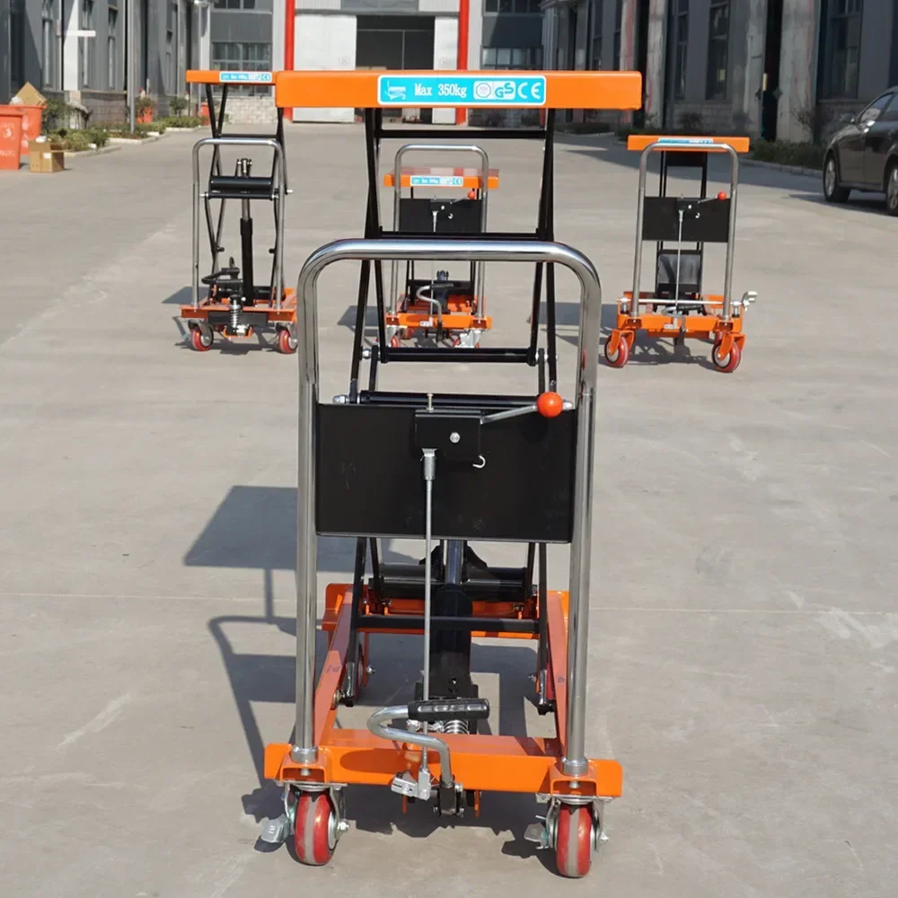 350kg hand lift table manual hydraulic platform lift for sale