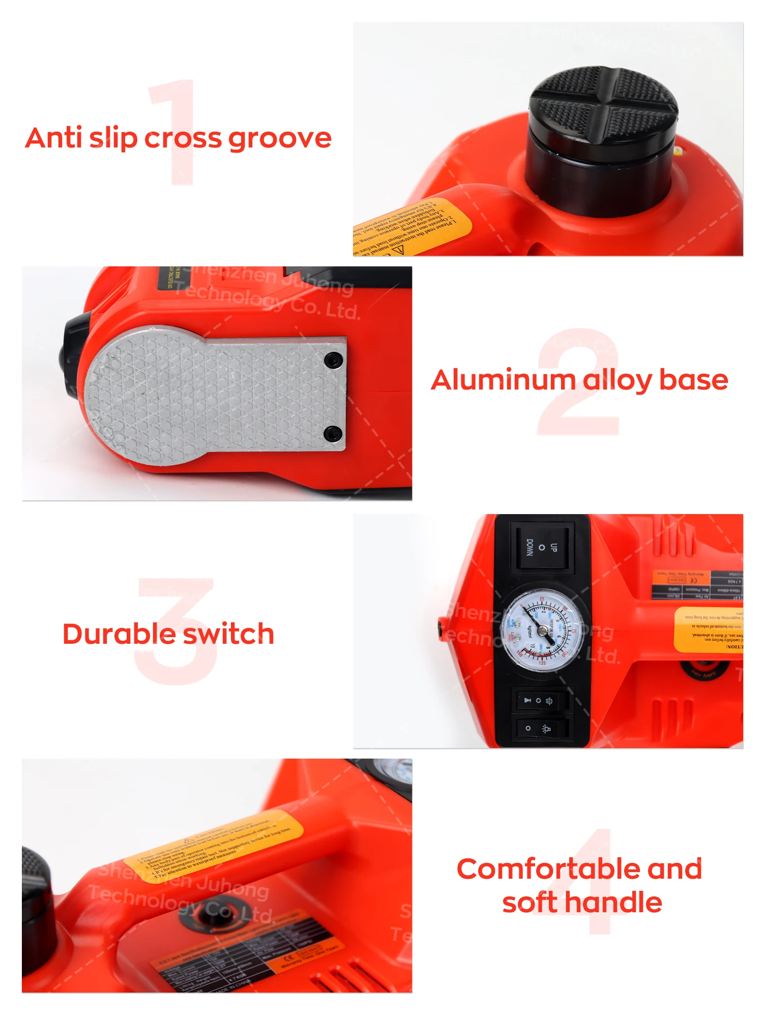 Hot Sale 3 in 1 Car Jack 5T 12v Electric Hydraulic Jack with air Pump and Electric Impact Wrench