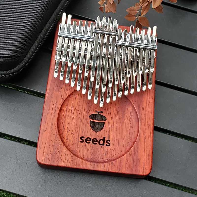 Seeds 17/21/24/34 Keys Kalimba B C Note Professional Thumb Piano Beginner Kalimba Music Keyboard Piano Musical Instruments Gifts