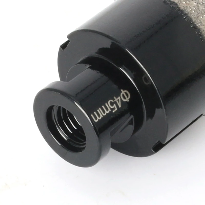 5ピースろう付け穴オープナーセット大理石タイル穴ろう付け穴オープナーオープナーエメリー開口部-ブラックとシルバー