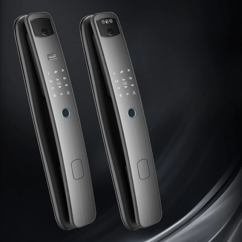 

Smart lock 3D facial recognition electronic lock household anti-theft door fingerprint lock cat eye remote password