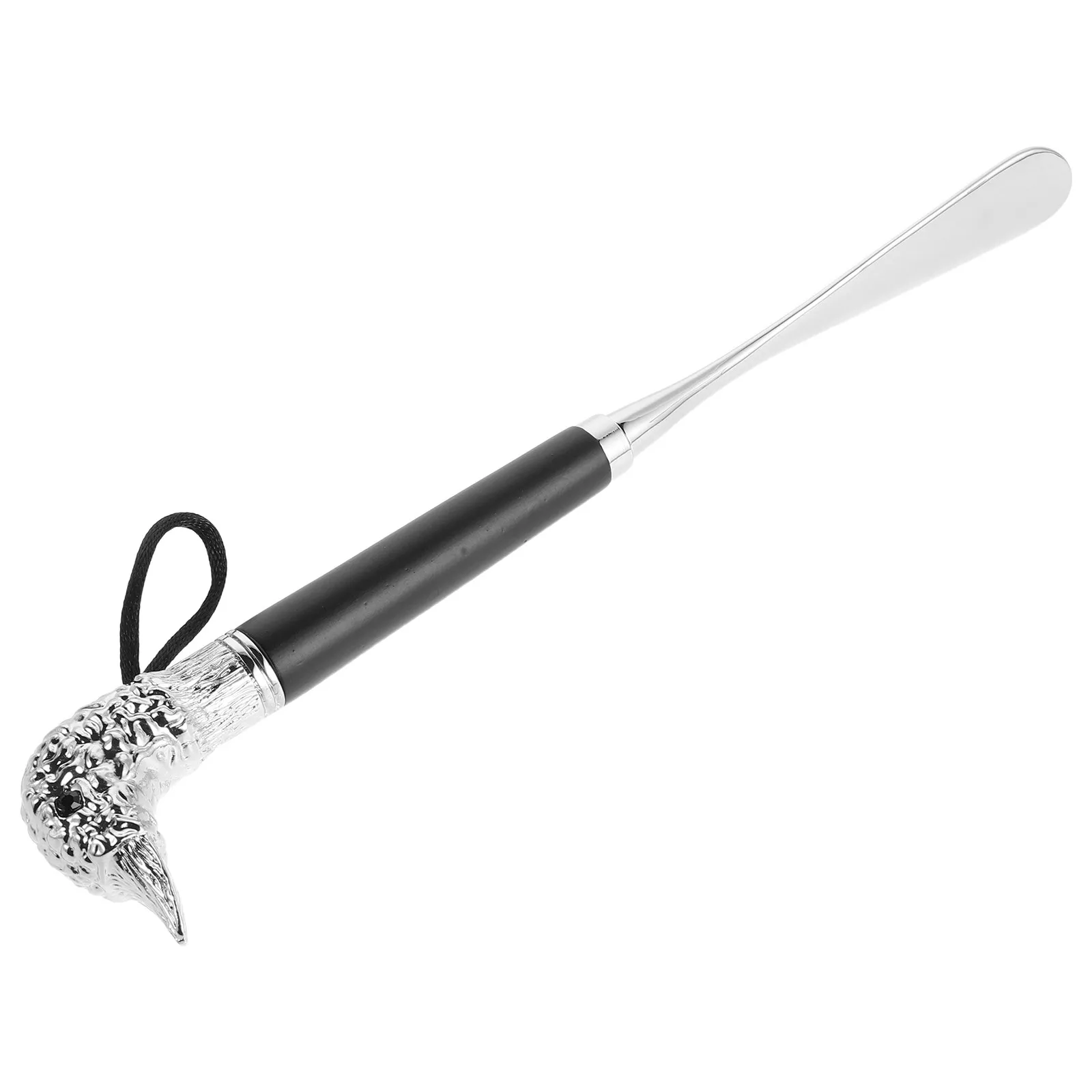 

Long Handle Shoe Horn 12.6 Inch - Sturdy Zinc Alloy Shoe Helper for Elderly Men Women - Smooth Shoehorn for Boots Sneakers Home