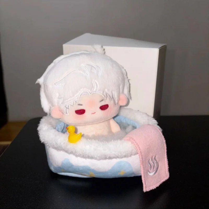 

Only Doll In Stock Original Love And Deep Space 10cm Printed Cotton Doll Bath Towel Xiao Bao Series Keychain Purse Charm Kawaii