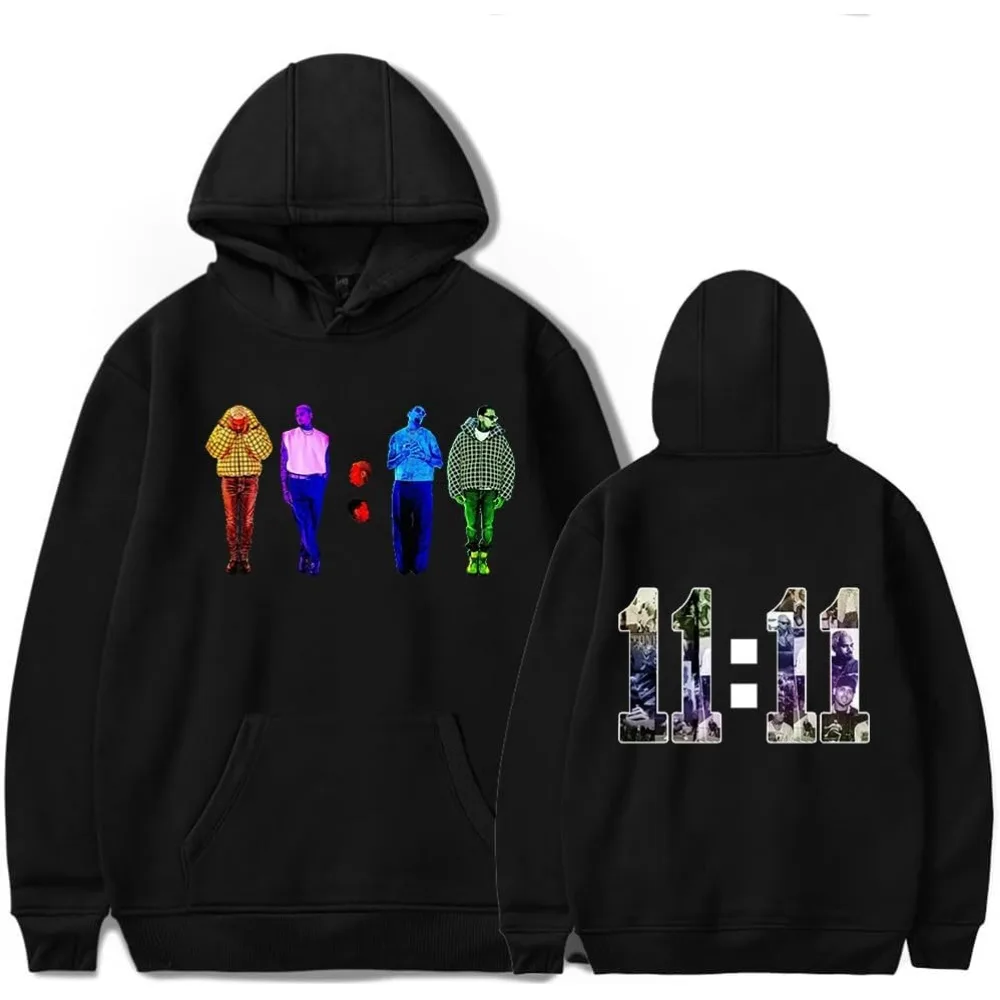 

Chris Brown 11:11 Tour Merch Толстовки Унисекс Толстовка с капюшоном Повседневная одежда