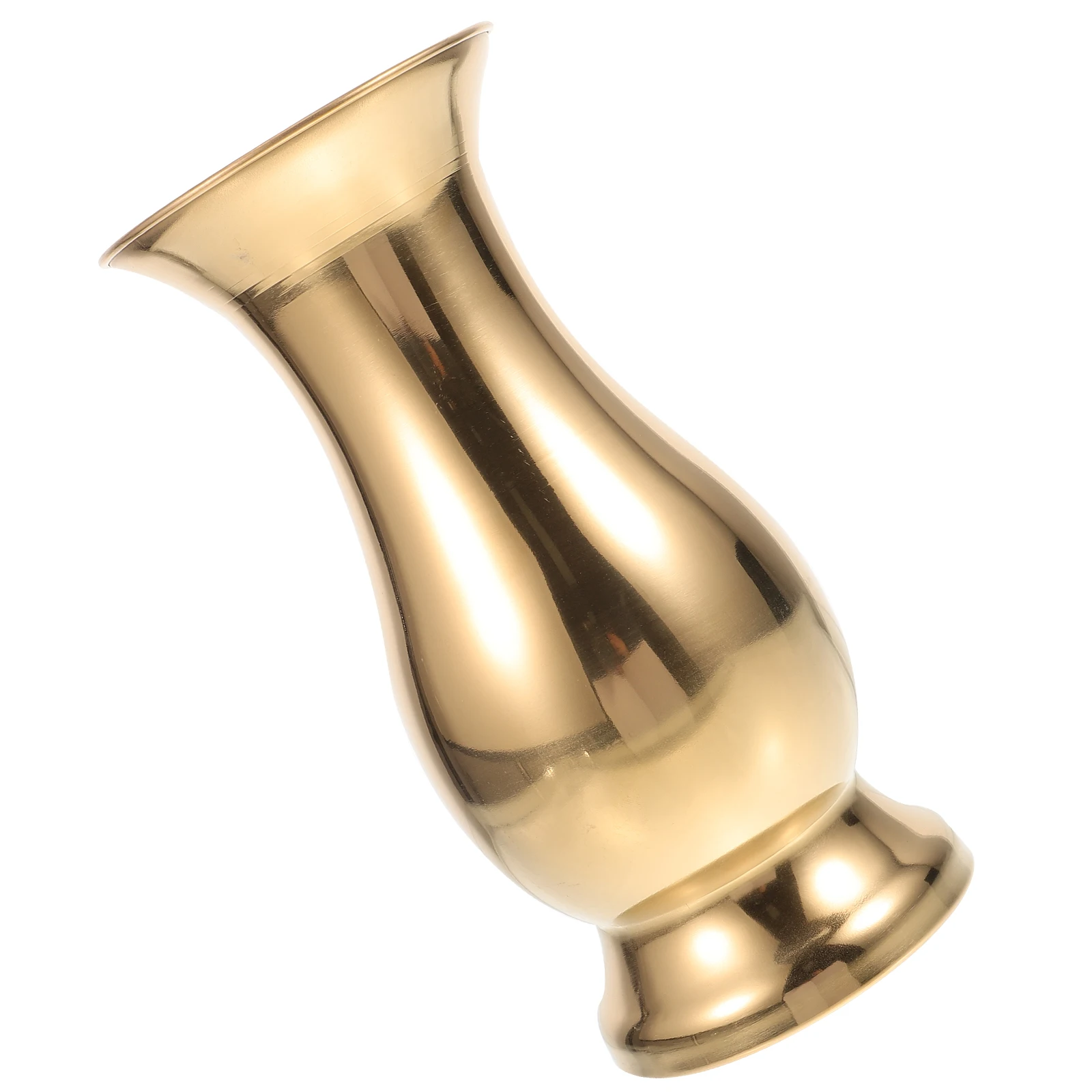 

Metal Vase for Flowers Decorations Golden Color Stainless Steel Tabletop Flower Vase Home Decoration Centerpiece