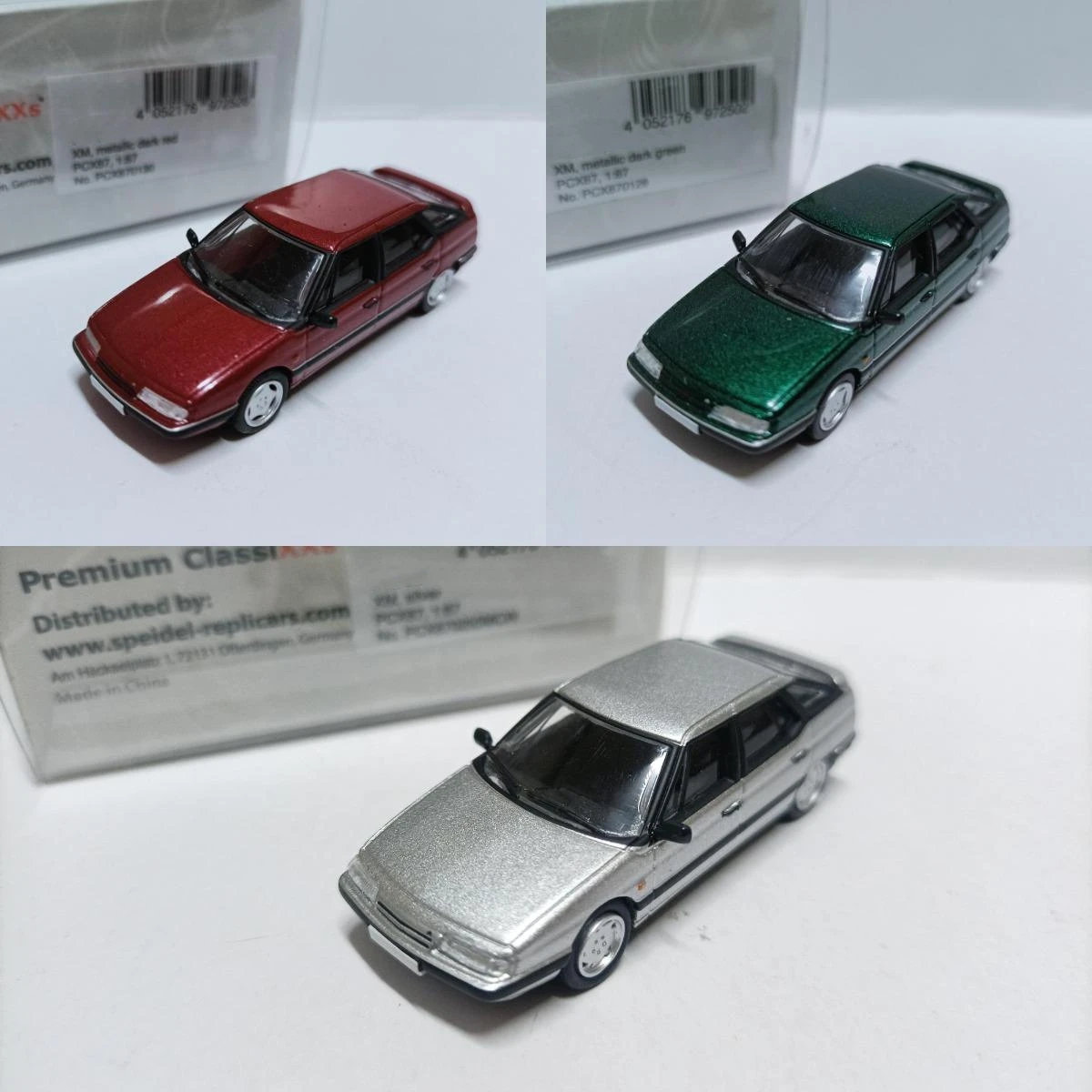 Premium ClassiXXs 1:87 XM Simulation Limited Edition Plastic Metal Static Car Model Toy Gift