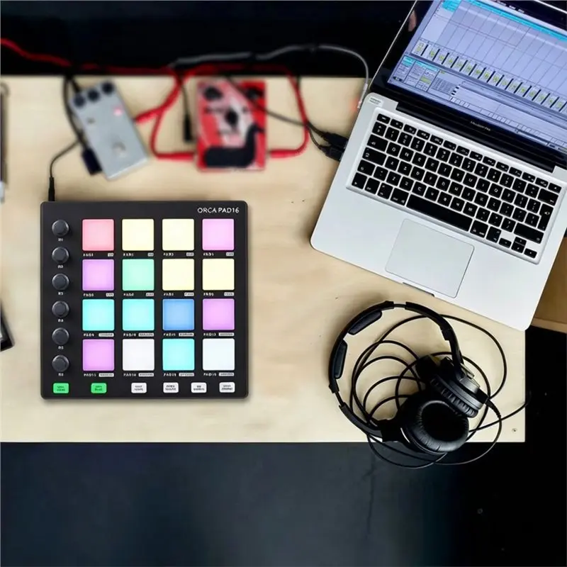 PAD16 Controller Keyboard DJ Music Audio Studio Electronic Drums Pad