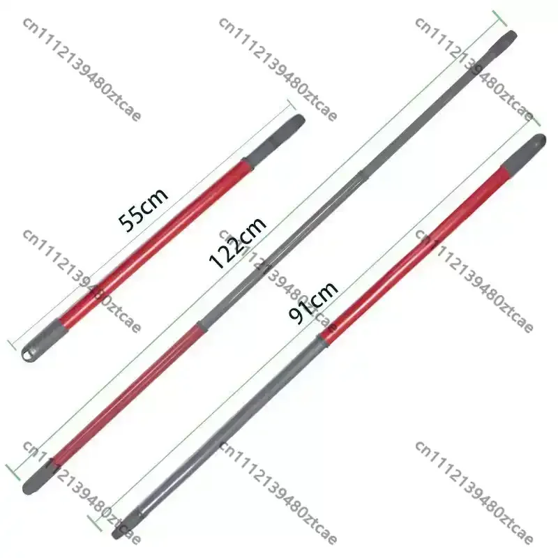 Rotating Mop Telescopic 3 Section Mop Handle 48inch Replacement Spare Accessory