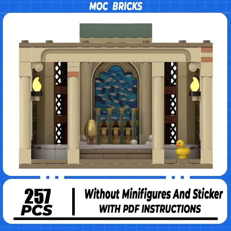 

Конструктор-модель из строительных блоков: Ванная комната начальника (из фильма), технологичные кирпичики, сборная модель знаменитой сцены, игрушка для конструирования, праздничный подарок