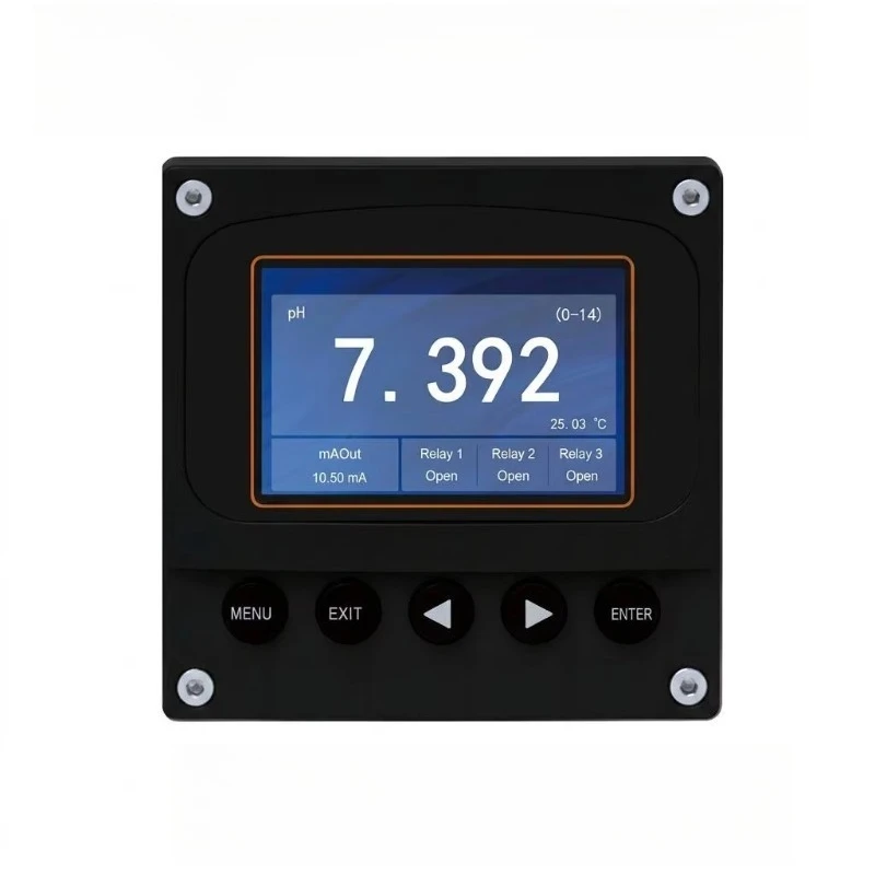 High precision single channel digital multi parameter water quality controller with display screen