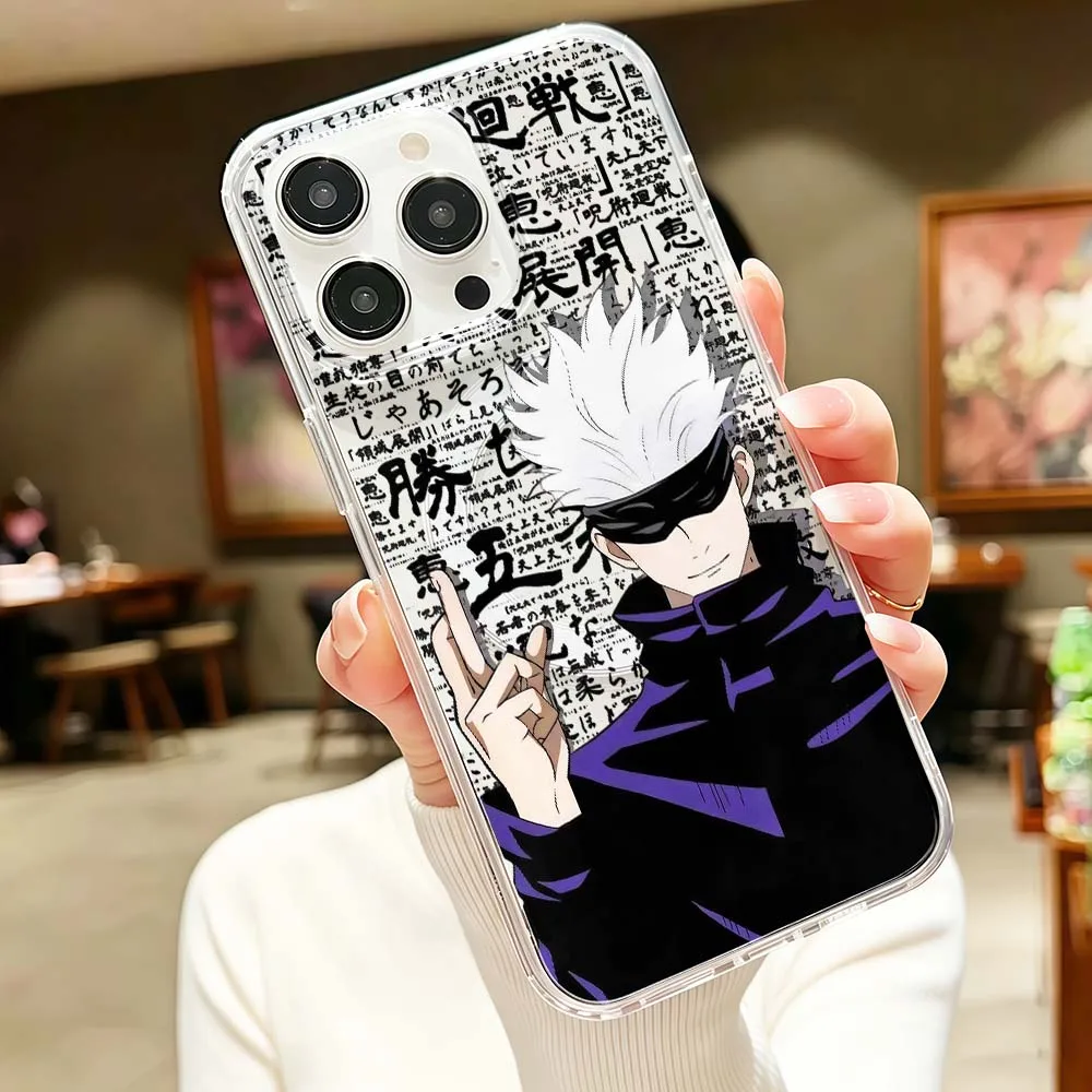 Comics J-Jujutsu K-Kaisen For iPhone 18 17 16 15 14 Pro Max 12 11 13 Air Plus XS Wireless Charge Magnetic Magsafe Phone Case