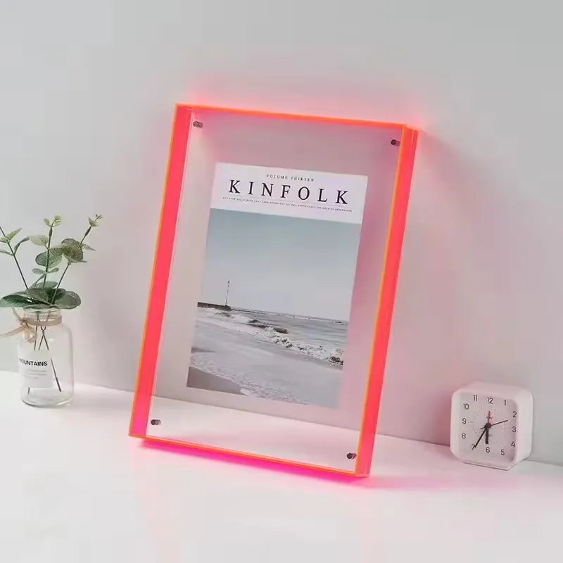 Enorm Groot Formaat Gekleurd Acryl Frame Diy Poster Muur Gemonteerd Groot Formaat Fotolijst Schilderij Hal Slaapkamer Muur Woonkamer Vergroot