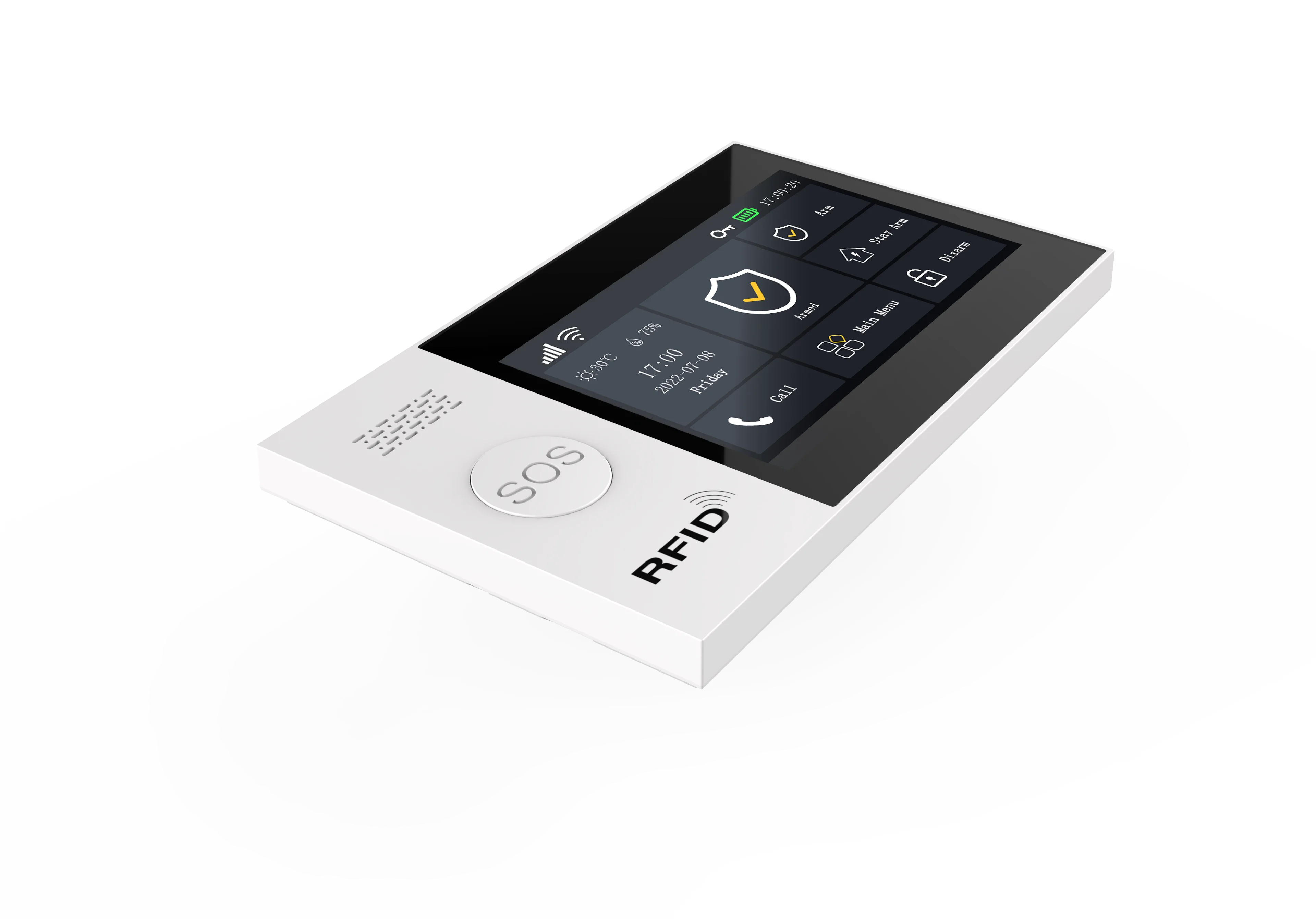 4,3-дюймовый IPS-экран, сенсорный пенал, беспроводная Wi-Fi, GSM сигнализация, домашняя охранная сигнализация, датчик, PIR-детектор, дверной контакт