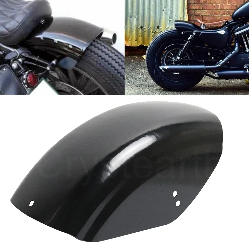 

Motorcycle Short Flat Rear Fender Bobber Cafe Racer Mudguard For Harley Sportster 883 1200 2009-2020 2010 2011 2012 2013 2014