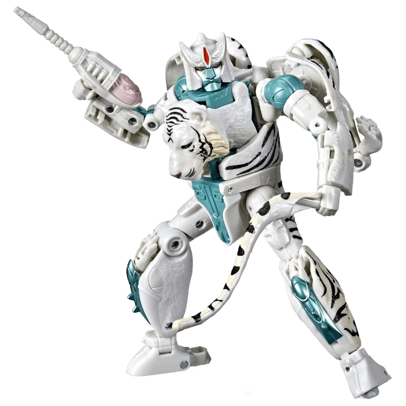 In Stock Takara Tomy Transformer G Series Kingdom WFC-K35 White Tiger Robot Anime Action Model Toys Gift