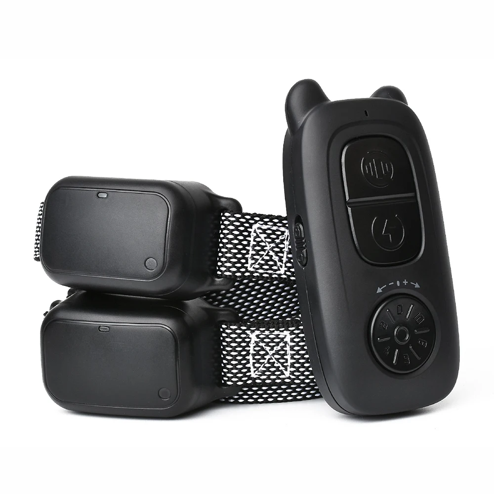 ​For 2 Dogs 400M Long Distance Remote Control Dog Training Device Pet Supplies Magnetic Suction Waterproof Charging Port Dog Ba