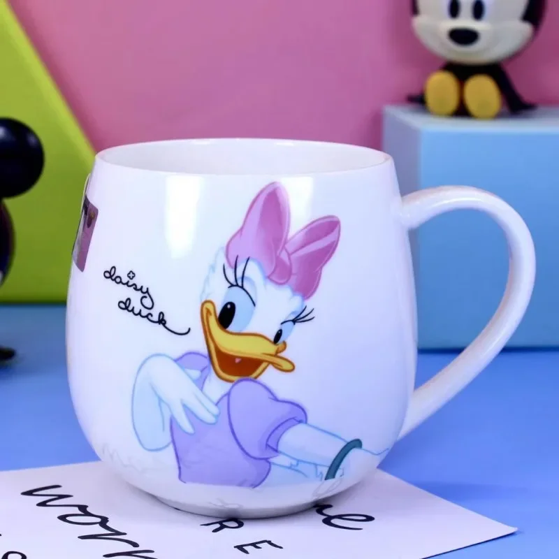 Disney Cartoon Donald Duck Daisy Pluto Goofy Ceramic Mug Mickey Minnie Mug Milk  Coffee Water Bottle300ml