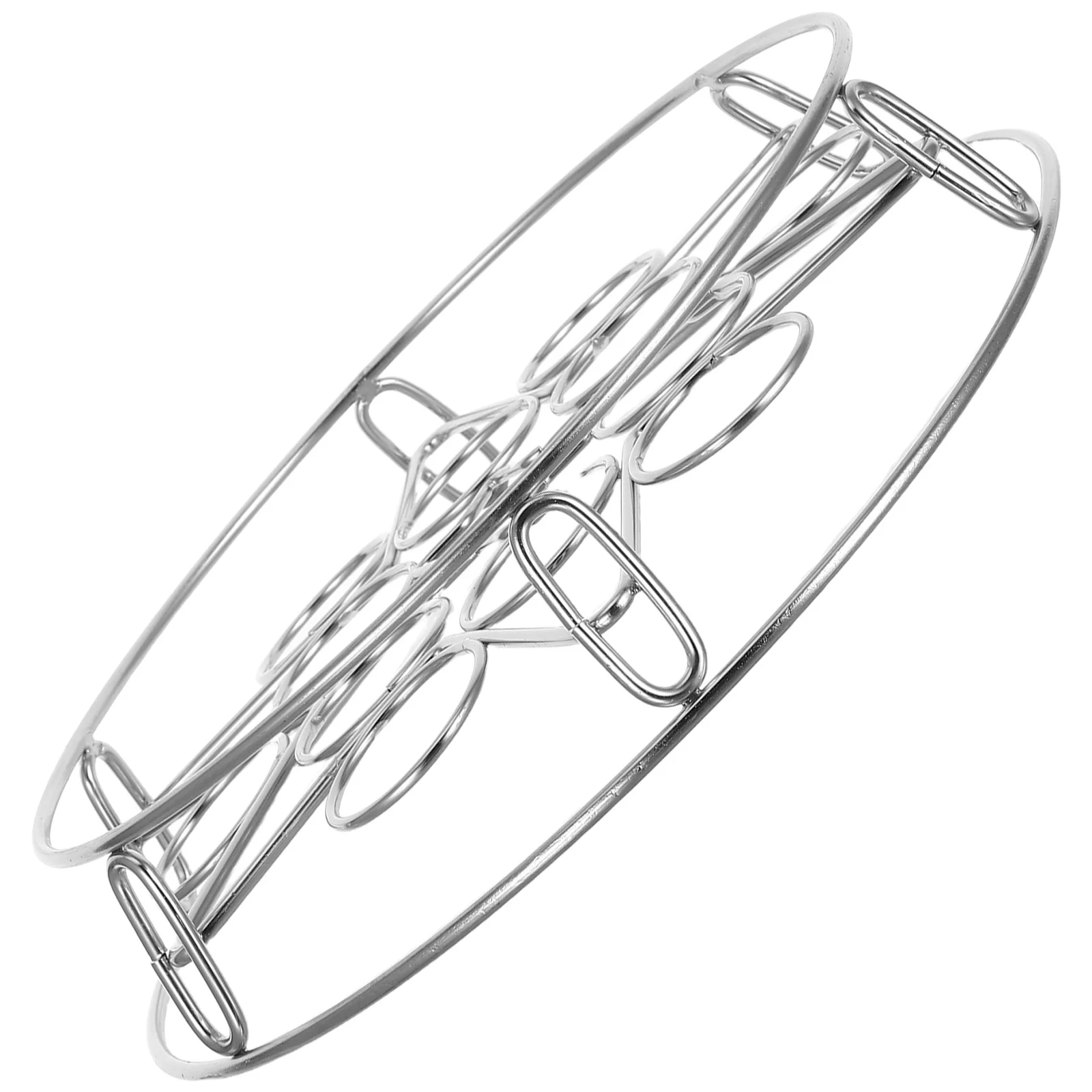 

Egg Steamer Rack 13 Holes Round Footed Trivet Stainless Steel Stackable Kitchen Food Steaming Tray Egg Steaming Basket
