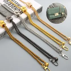 120cm DIY Metal Purse Chain Strap Handle Replacement for Handbag Shoulder Crossbody Bag Chain Strap with Length Adjustable Ball