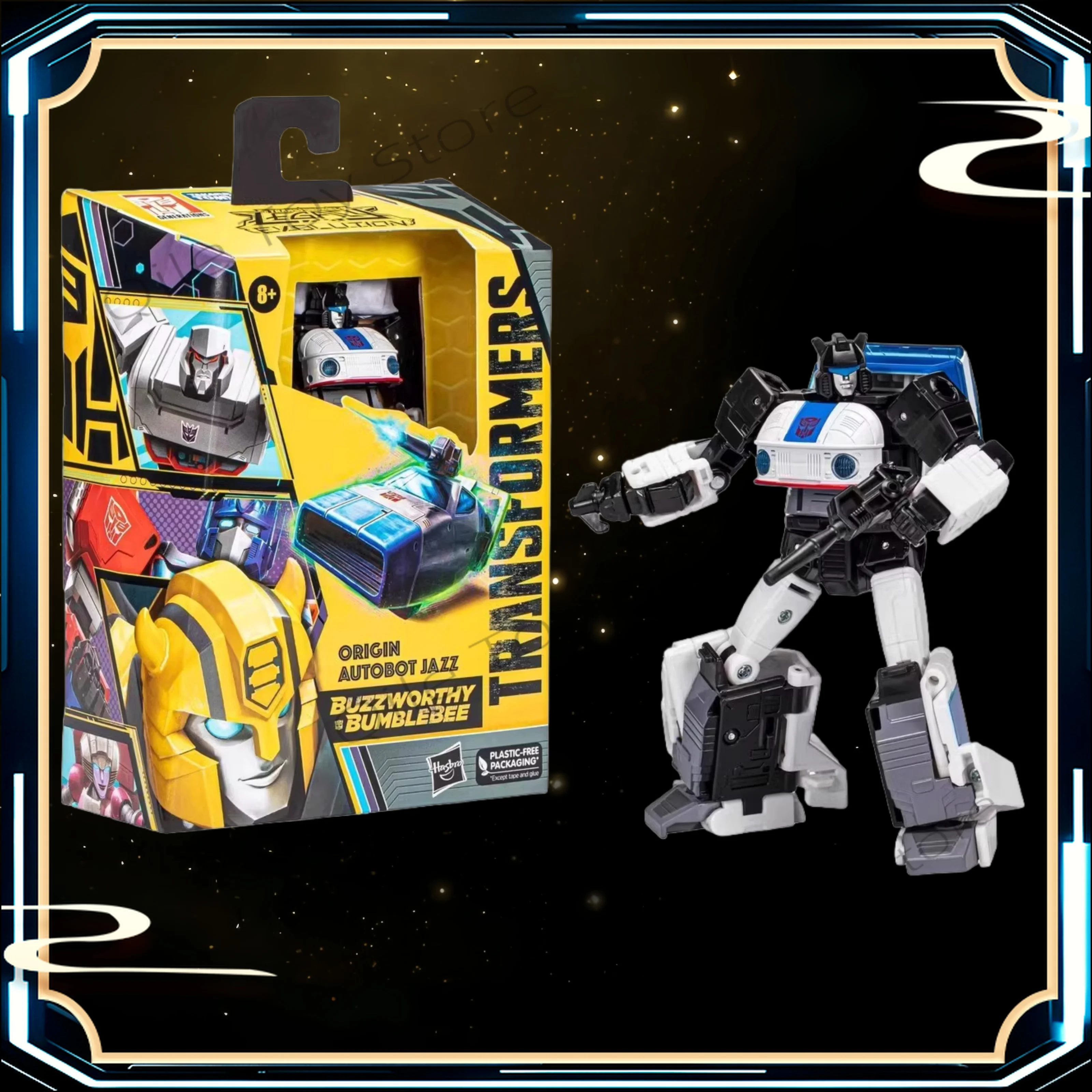 

In Stock Transformed Toys Bb Series Heritage Starship Jazz D Class 3C Action Figure Collection Gift