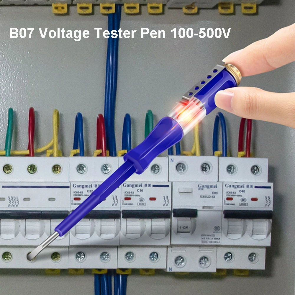 Digitaler Test Bleistift tester elektrische Kontakte Voltmeter Schrauben dreher Spannungs detektor Tests tift AC/DC 500-V Elektriker Werkzeug