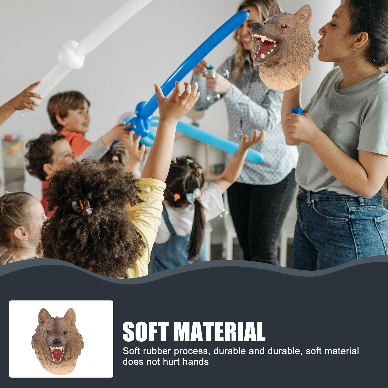 Animal Hand Puppet Storytelling Role Play Performance Educational Parent Child Creative Early Learning