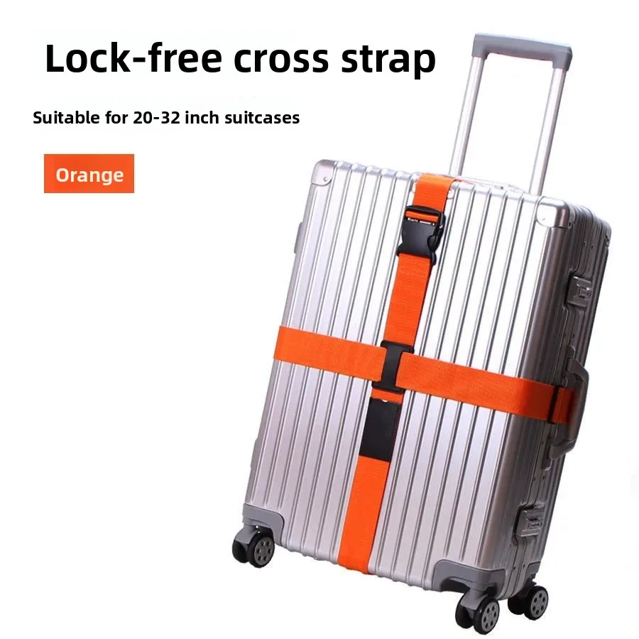Children's Luggage Strap Cross One-Word Packing Bag Multifunctional Bag Fixation Password Lock Carry-On Bag Fastener