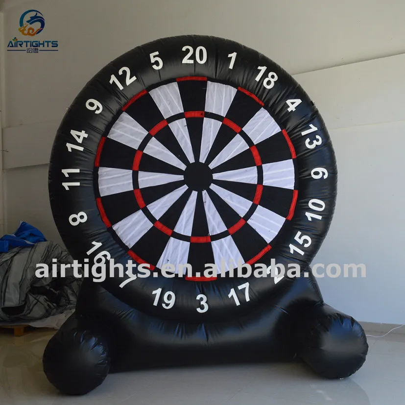 Outdoor Shooting Game Cheap Durable Inflatable Soccer Dart Board For Rental Business