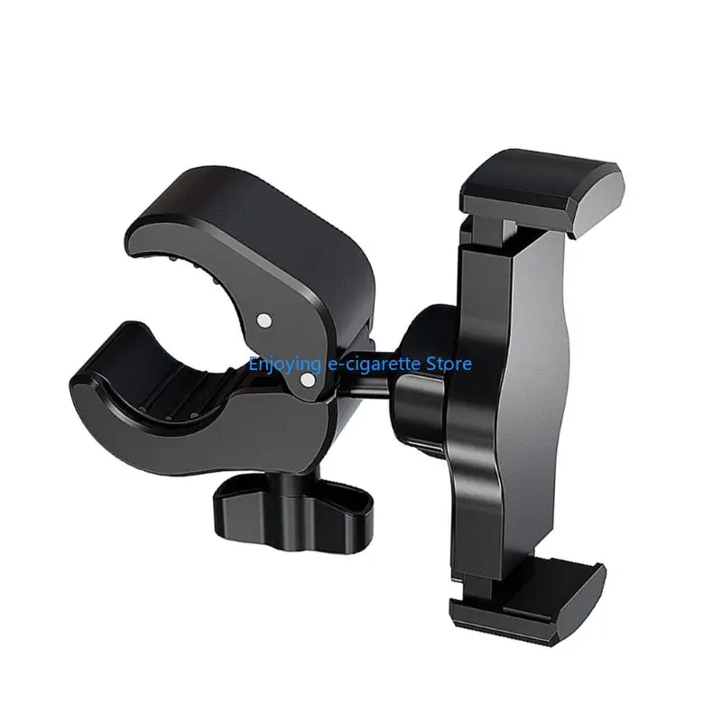 Telefon Halterung Einstellbare Halterung Universal für Die Meisten Handy Rotierenden Ständer Klemme Halter für 15-45mm Runde – Detail 9