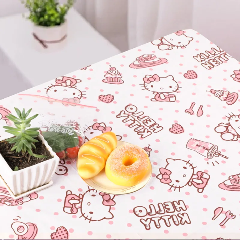 

Sanrio Hello Kitty Tablecloth Miniso Anime Cartoon Cute KT Cat Party Household Items Kawaii Picnic Cloth Fashion Holiday Gifts