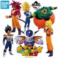 Original BANDAI Ichiban Kuji Dragon Ball VS Omnibus CROSS Super Saiyan Son Goku Vegeta Frieza Cell Explosion Anime Figures