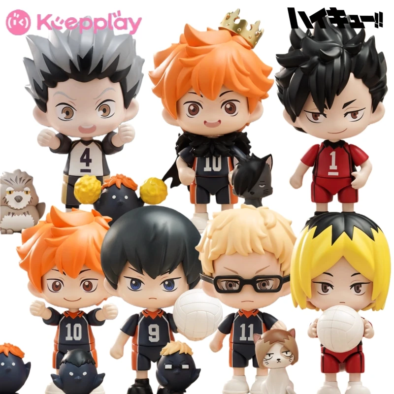 

Keepplay Assembler Haikyuu!! Anime Model Hinata Shoyo Tsukishima Kei Cartoon Movable Toy Ornament Birthday Gift