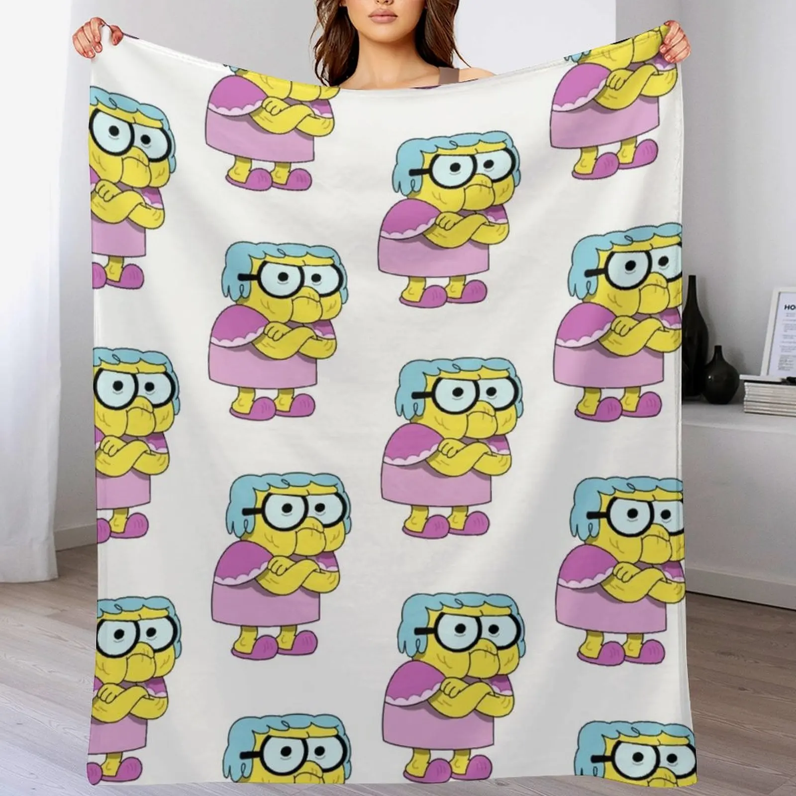 

Big city greens grandma Throw Blanket Heavy Plush Blankets