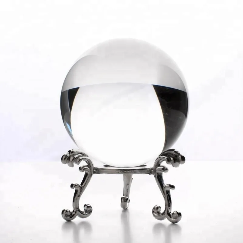 K9 Optical Glass Crystal Ball 80mm Photography Prism Light Refraction Craft Decoration Office Ornament Instrument