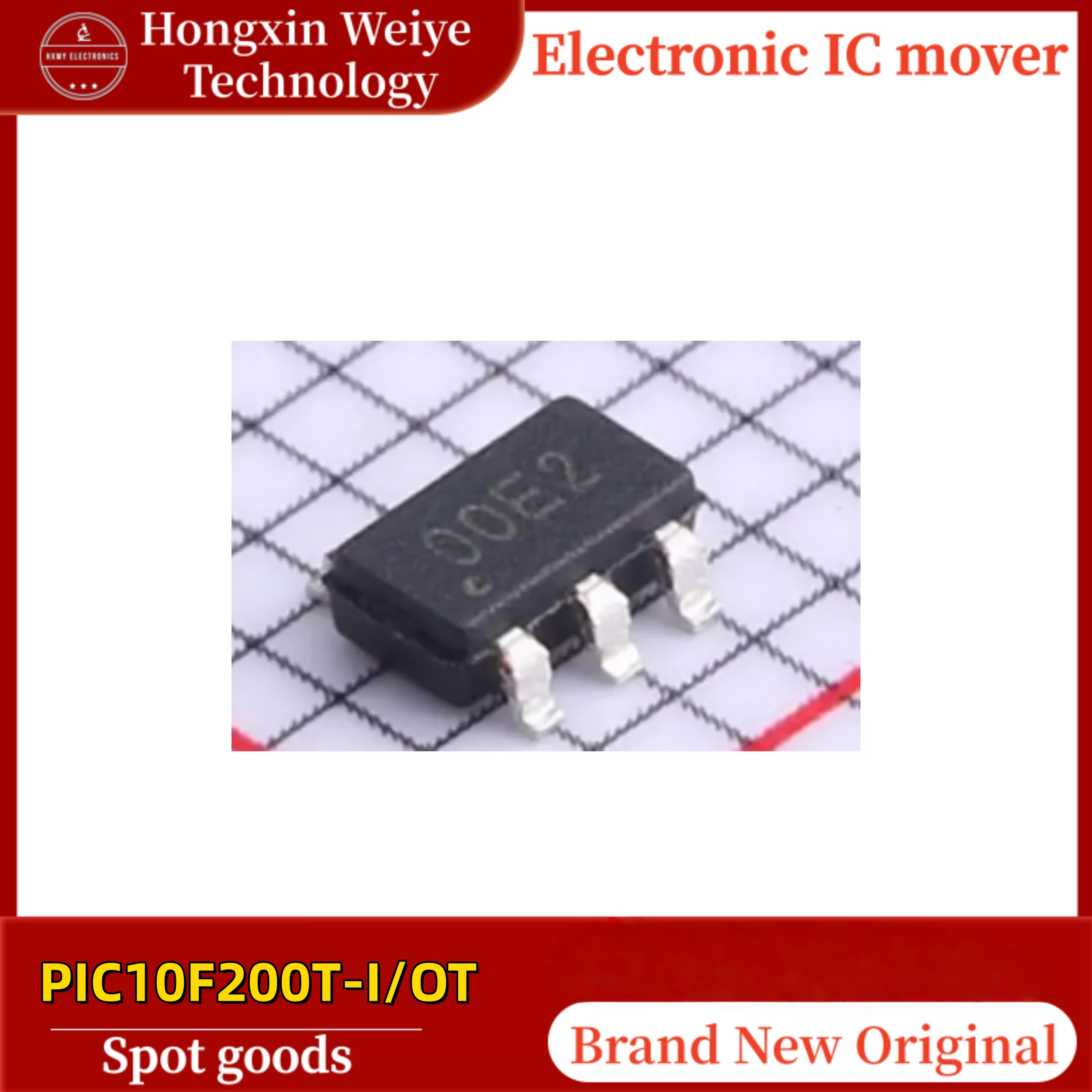 10/20 PCS PIC10F200T-I/OT SOT-23-6 Flash Microcontroller IC Brand New In Stock