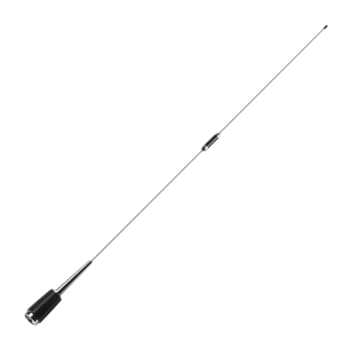 Detalles del nuevo plata UHF 400-470 MHz 200W 5.5dB SL-16 PL-259 antena de radio móvil para coche G