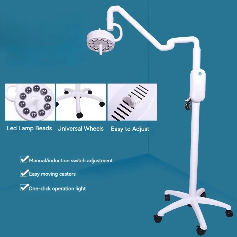 Mobile Surgical Examination Light Operating Emitting Diode Dental Floor Type High Quality