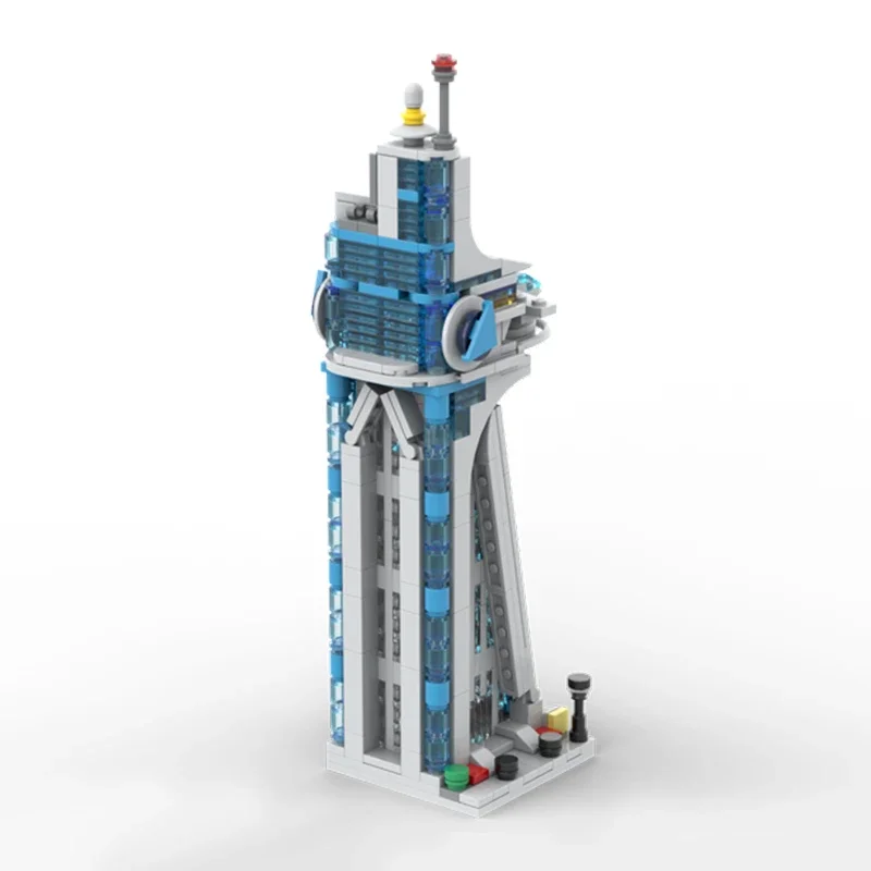 Moc 580PCS Mini 76269 Battle Tower Modular Model Building Block Assembly Brick Classic Architecture toy for Boy  present