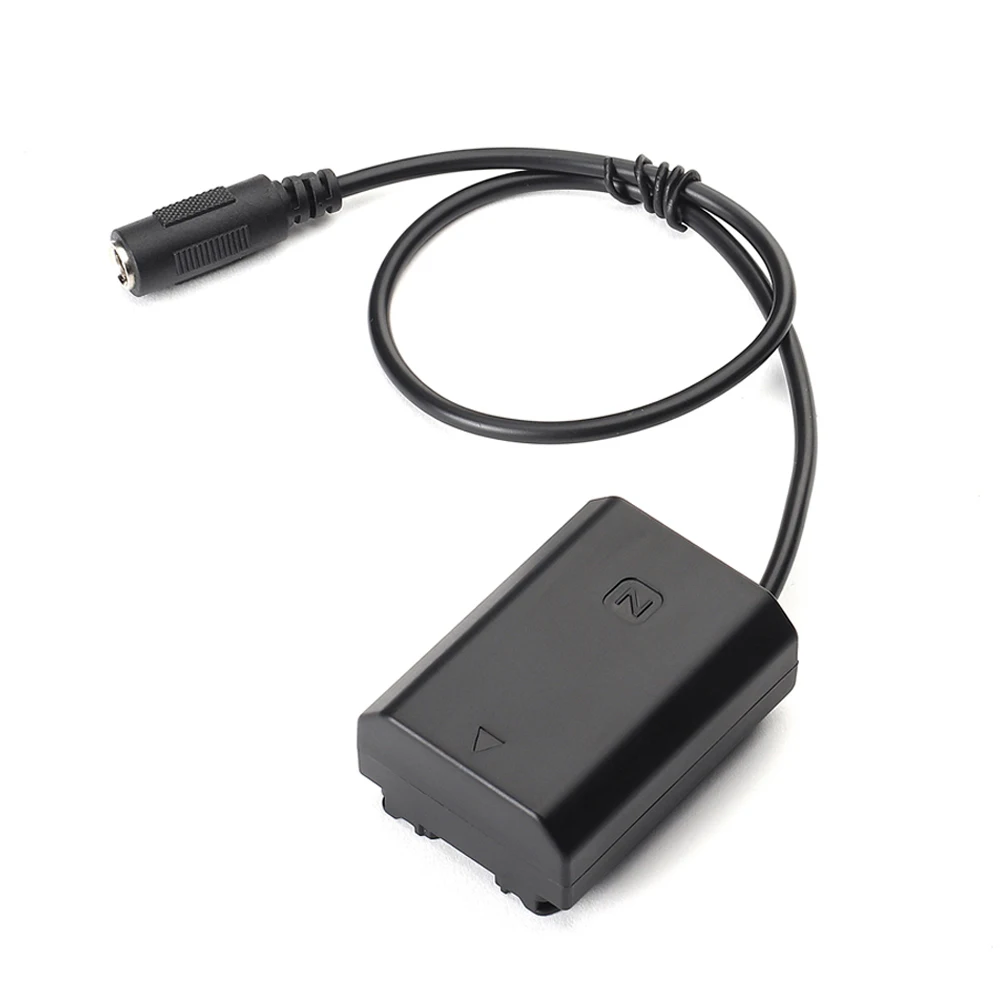 Probty NP-FZ100 Dummy Battery AC Power Adapter Kit for Sony FX3 FX30 ZV-E1 A1 A6600 A6700 A7III A7IV A7C A7CII A7CR