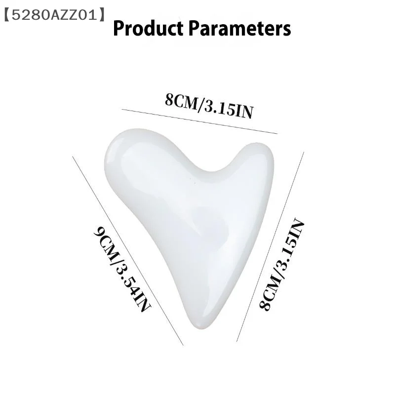 〔HMA58〕High Silicon Glass Gua Sha Board Facial Scraper Plate Lift Massage Face Body Neck Leg Skin Care Beauty Health Massager