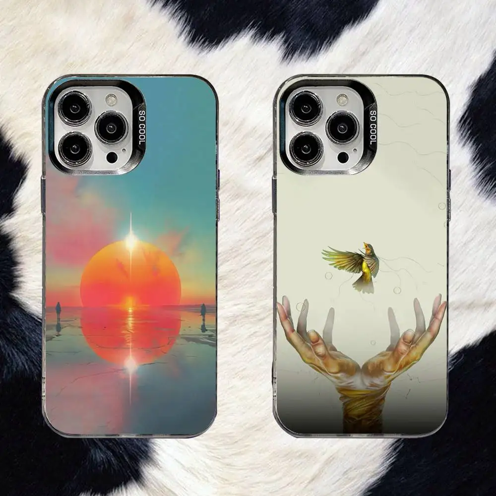 

LOOM Imagine Dragons Phone Case For iPhone 16,15,14,13,12,11,8,7,Pro,Max,Plus,Mini,XS,SE Anti Fall Black Matte Hard