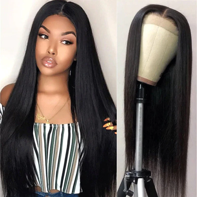 

HD Lace Frontal Wig 30 40Inch Straight Human Hair Wigs 180% 13x4 13x6 Transparent Lace Front Wigs For Women Remy PrePlucked Hair