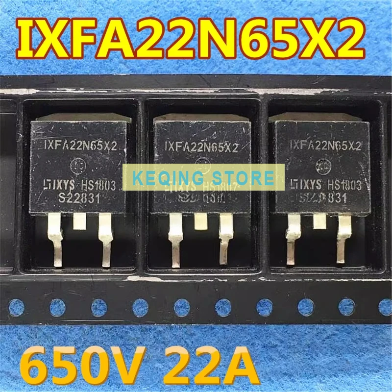 10PCS Used+Not NEW+Send after Measure  IXFA22N65X2 TO-263
